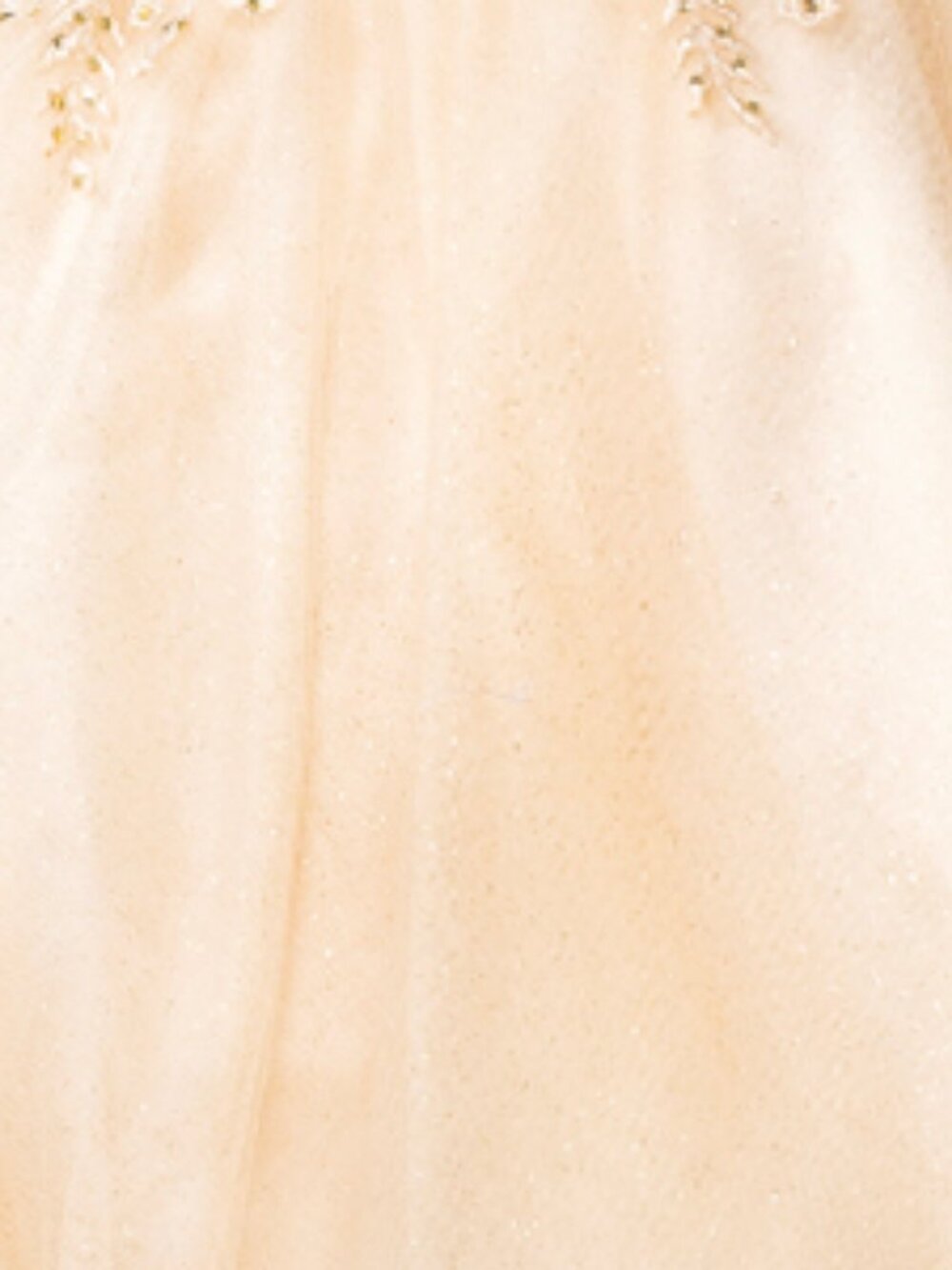 NEW CHAMPAGNE Organza & Embroidered Cocktail Dress Formal Elegant 3365